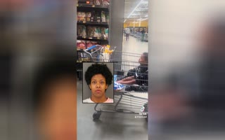 UPDATE: Mother Who Was Filmed With A Naked, Shivering Child In Her Shopping Carriage Is Arrested, Compares Herself To Christ