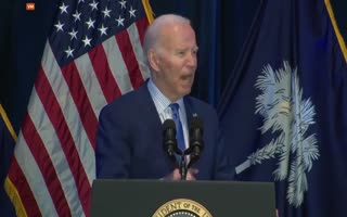 Biden Loses His Mind During Slurred Speech, Starts Screaming Like A Lunatic