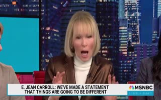 CRING ALERT: Mrs. Rape Is Sexy, E. Jean Carroll, Tells Maddow How She Will Spend Trump's Stolen Money