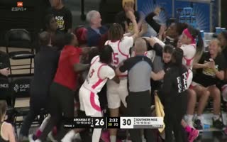 Women's College Basketball Game Turns Into A Massive Brawl Between Players And Fans
