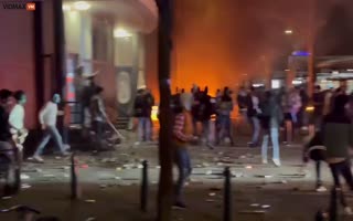 The Netherlands Gets Some Cultural Enrichment On Steroids As African Migrants Riot At The Hague, Set Police Cars On Fire, Storm The Opera House