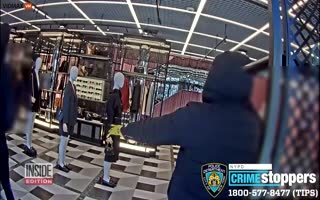 Watch As Thugs Rob 58k Dollars Worth Of Good From A NYC Gucci Store In Broad Daylight