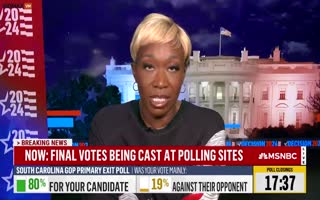 Rabid Racist Joy Reid Is At It Again, Complaining About White People After Trump Destroys Nikki Haley In South Carolina