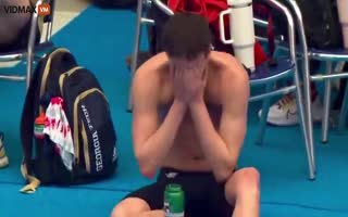College Swimmer Is Disqualified From His Win For Celebrating With His Teammate