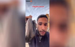 Watch As A Man From Gaza Throws Food In The Dumpster Because It Was Supplied By America