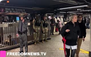 New York Mayor Deploys 1k National Guard To The NYC Subways To Help Battle Dystopian Levels Of Crime, Possible Terror Threats