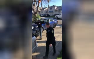 Cop Tackles A Marine Veteran On His Own Porch For Recording Him 