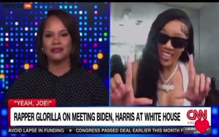 Biden Met With A Rapper Named Glorilla To Push Propaganda For Him But She Doesn't Sound Very Bright