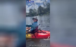Loudmouthed Karen In A Kayak Starting Trouble With A Family Gets Some Hilarious Karma