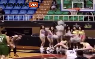 The Cheerleaders In Taiwan Sure Do Go The Extra Sleazy Mile For Their Team