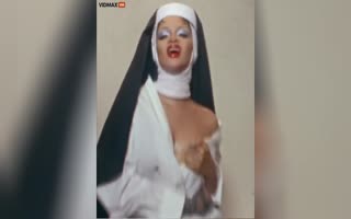 Rihanna Pisses Off Christians By Posing As A Slutty Nun For Interview Magazine
