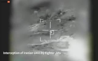 Wild Footage Released By Israel Shows How Iran's Drones And Missiles Were Intercepted