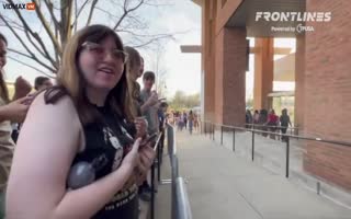 Watch As A Bunch Of Moronic Liberals Chant 'Murderer' At Kyle Rittenhouse Event At Kent State
