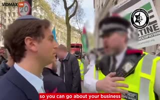 London Has Fallen: Met Police Tell Jewish Man He Will Be Arrested For Being 'Openly Jewish' At A Pro-Hamas Rally