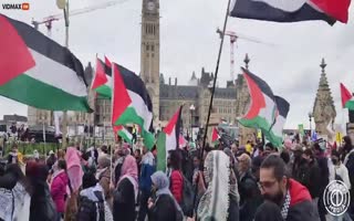 WTH? Pro-Hamas Horde In Ottawa Chant 'Long Live Octobor 7th' As They No Longer Hide Who They Are