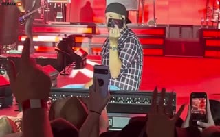 Country Star Luke Bryan Wipes Out Hard On Stage, Then Has His Crew Replay It On The JumboTron For Laughs