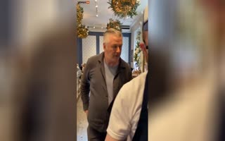 Pro-Hamas Turd Harasses Alec Baldwin, Tries To Get Him To Hate The Jews On Camera, Asks Why He Killed That Lady