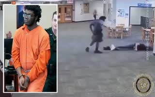 The Giant High School Thug Who Beat A Teacher Unconcious Because She Took His Nintendo In Class Is Now Suing The School, Blaming Them For The Attack