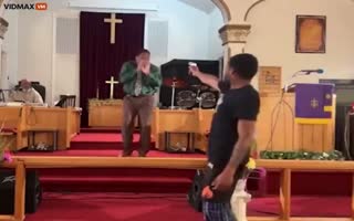 Gun Miraculously Jams When Man Tries To Shoot Pastor During Sermon