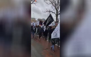 Protest Shows How The Netherlands Has Been Captured By Islam As Hundreds Of Muslims Marched With ISIS Flags In Protest Of Israel