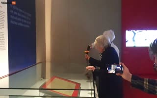 WTH? An 82 Year Old Priest And 85 Year Old Ex-Teacher Smash The Glass Holding The Magna Carta To Prove What Level Climate Assholes They Are