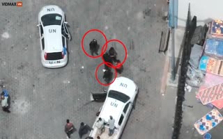 Surveillance Footage Shows Hamas Using UN Vehicles And Building For Their Terror Activities 