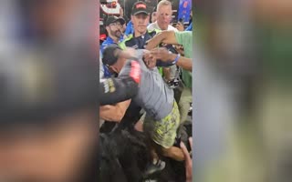 Wild Scene After The NASCAR Race This Weekend As Ricky Stenhouse And Kyle Busch Get Into A Fist Fight