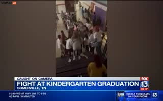 WTH? Parents And Little Kids Brawl During A Kindergarten Graduation In Tennessee 