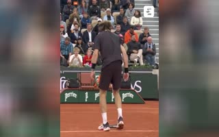 This Absolute Lunatic Lost His Mind At The French Open