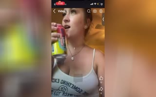 Mom Of The Year Slams Two Twisted Teas Before Grabbing Her Baby And Breast-Feeding It While Smoking