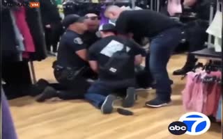 Shoplifter Resists Arrest, Cop Struggles To Detain And Arrest, Now The Cop Is Being Charged With A Felony In Good Old Commiefornia