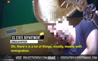 Biden's State Dept Official Admits To The Great Replacement Theory On Hidden Camera