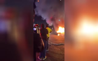 Scholars In Oakland Get Pissed At Firefighters For Putting Out A Car Fire They Started