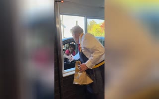 Trump Works At McDonald's For A While And The Crowd Went Wild