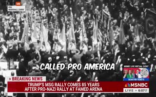 You Can't Hate The Media Enough: MSNBC Compares Trump's Amazingly Successful Madison Square Garden To The 1939 Nazi Rally