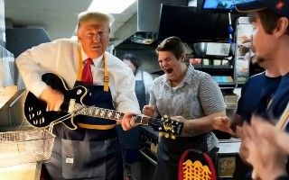 President Trump Goes Full Metal At McDonald's